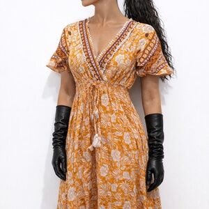 Pattern Summer Dress  (SM)